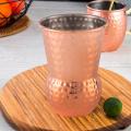 1 Piece 390ml Moscow Mule Mugs Hammered Copper Plated Beer Cup