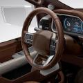 Steering Wheel Panel Cover for Ford F150 2021 2022,black Wood Grain