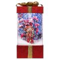 New Year Home Decoration Crafts Snowing Gift Box Gift Light, B