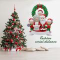Santa Claus Family Of 5, Christmas Tree Ornament - Santa Winter Gift