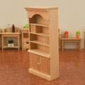 1/12 Dollhouse Miniature Wooden Bookshelf for Dollhouse Decoration