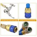 R134a Hose-with Air Conditioning Gauge - Can Tap to R-12/r-22 Port