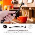 3 Pcs Coffee Cleaning Brush Tool Set for Espresso Machine Group Head