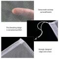 4pcs Bird Barrier Netting Mesh with Drawstring Netting Bag(59x39inch)