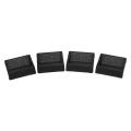 4pack Furniture Stopper Caster Cups for All Wheels Of Furniture,black