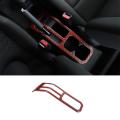 Handbrake Cup Holder Cover Abs for Jimny 2019-2022 ,red Carbon Fiber