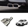Car Tail Exhaust Muffler Tip Pipe Auto Exhaust Tail Throat Cover B