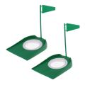 Indoor Golf Putting Cup with Hole Flag Training Putter Practice Aid