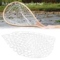 47 Inch Clear Rubber Net for Fly Fishing Landing Net Fishing Tackles