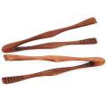 Cooking Kitchen Tongs Food Bbq Tool Cake Wooden Clip Home 2pcs