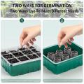 Greenhouse Propagator Set for Seedling Plant Germination (12 Pieces)