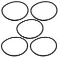 110mm X 5mm Black Rubber Industrial Flexible O Ring Seal Washer