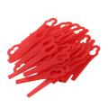 50pcs Plastic String Trimmer Blades for Garden Lawn Mower