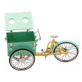 1/10 Alloy Diecast Tricycle Ice Cream Truck Van Bike Model Pink