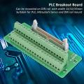Idc40p 40pin Connector Strip with Bracket, for Plc, Din Rail Mount