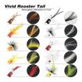 10pcs Fly Fishing Poppers,fishing Lures Salmon Perch Fly Fishing