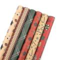 Christmas Gift Wrapping Paper 6 Pcs,kraft Paper 70x50cm