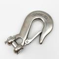 Loading Stainless Steel Swivel Lifting Hook with Latch Rigging