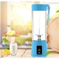 6 Blades Blender Usb Mixer Ice Smoothie Fruit Juice Mixer (blue)