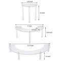 2pcs Transparent Removable Acrylic Cake Display Stand for Party