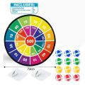 Dart Board Game Set-28.74 Inches Board for Kids with 12 Sticky Balls