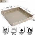 Nonstick Baking Sheet Pans Set, 2pcs 11x9 Inch for Bakery, Kitchen