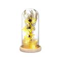 Imitation Sunflowers In Glass Dome with Led Strips Valentine's Day