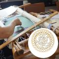 4 Pcs Cross Stitch Thread Organizer Wooden Organizer Rose Pattern