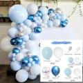 Macaron Blue Ocean Decoration Latex Balloon Birthday Party Supplies