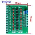 Optocoupler Isolation Board Plc Signal Level Board 1.8-24v(8 Channel)