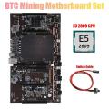 H61 Btcx79 Miner Motherboard with E5 2609 Cpu+switch Cable Lga 2011