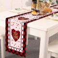 Valentine's Day Tablecloth Wedding Party Heart Tablecloth 108 Inch