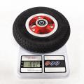 Scooter Red Wheel Hub with Black Solid Tire No Need Inflate Tire