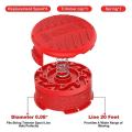 Trimmer Spools Line 20ft Red Trimmer Line for Craftsman Cmcst910