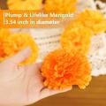 3.9inch Marigold Flowers Day Of The Dead Flower 50pc for Making