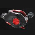 Black Red Water Drop Wheel Submissive Fishing Wheel 10.1 Left Hand