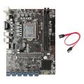 B250c Btc Mining Motherboard+ Cable 12xpcie to Usb3.0 Graphics Card