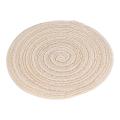 6pcs Pot Trivets Large Braided Woven Trivet Coaster,trivet Pad Beige