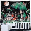 Psychedelic Tapestry Snail Mushroom Tapestry Trippy Wall Hanging