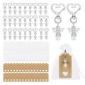30pcs Angel Keychain Wedding Gifts Set with Tag Drawstring Bag
