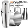 Stainless Steel Boston Bar Set Tools with 28oz/20oz Shaker Tins