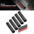 10 Pcs 12 Positions Dual Row 600v 15a Screw Terminal Strip Blocks