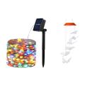 Solar Led String Lights, 10m Waterproof Lights, Color 1 Pieces