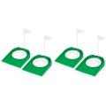 4pcs Golf Putting Cup with Flag Abs Golf Hole Training Aids for Men