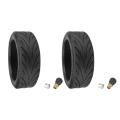 60/70-6.5 Tubeless Tire with Air Nozzle 10 Inch for Segway G30 Max