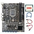 B250c Mining Motherboard with G3900 Cpu+sata Cable+switch Cable