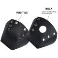 1 Pair Toe Guards for Roller Skates with Removable Toe Stops,black