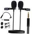 Gam-16d Dual-head Clip Lavalier Collar Microphone for In Lectures