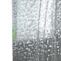 Transparent Shower Curtain, Pebble Pattern Bathroom Shower Curtain