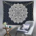 Psychedelic Mandala Wall Hanging Tapestry for Dorm Home Wall Decor